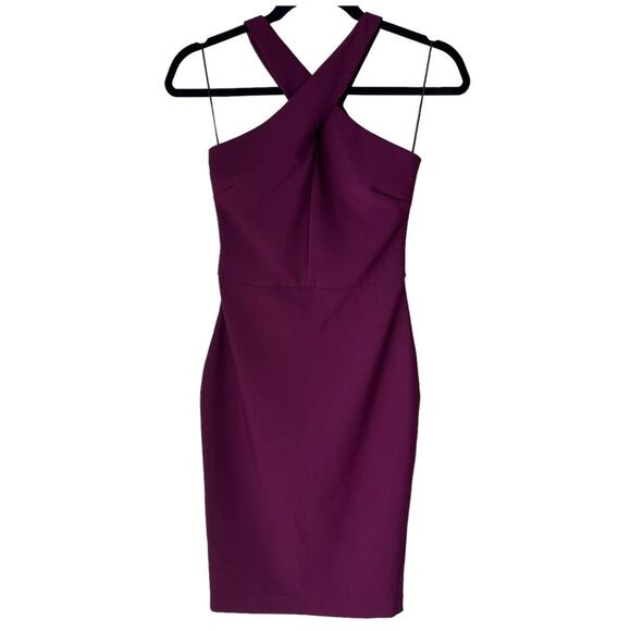 Likely Dresses & Skirts - Likely Carolyn Midi Dress size 0 burgundy cocktail